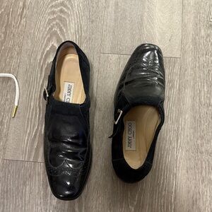 Jimmy Choo Black Patent Leather Loafers